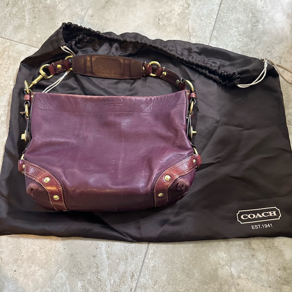 Used Coach hobo purse